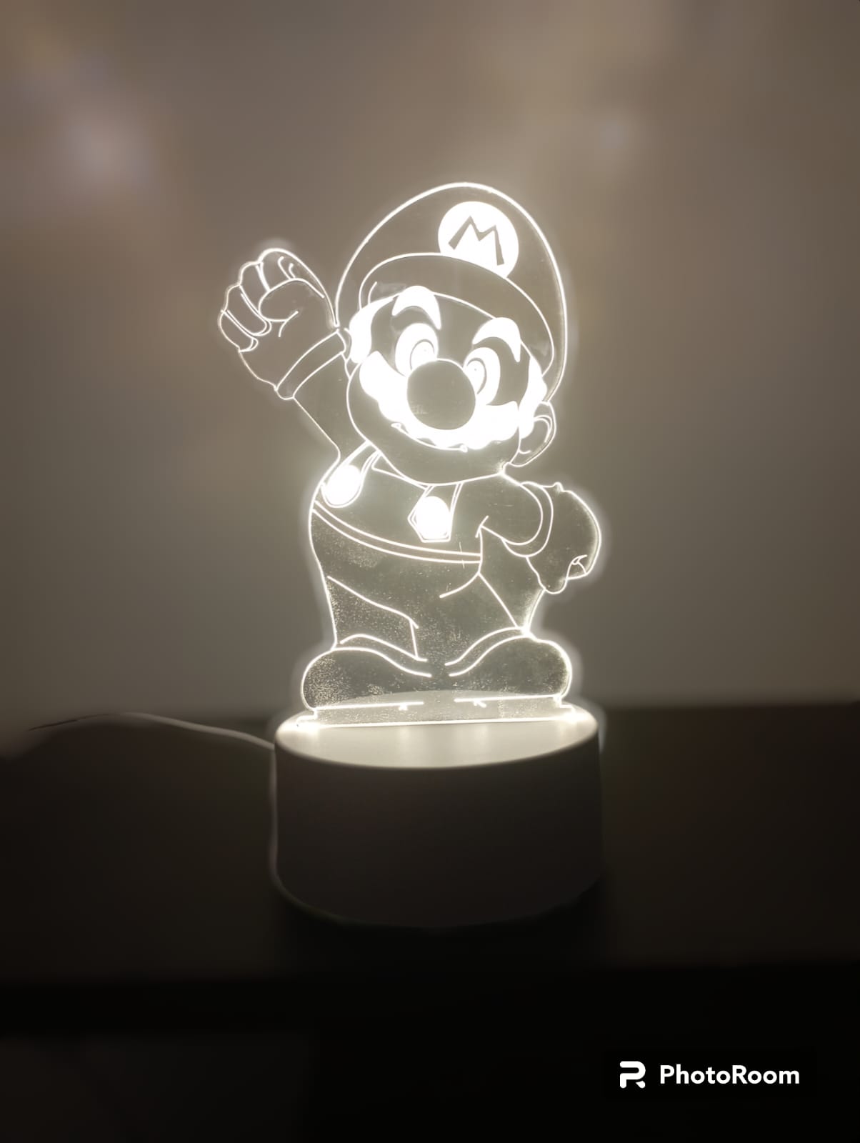 Lampara LED de Mario Bross