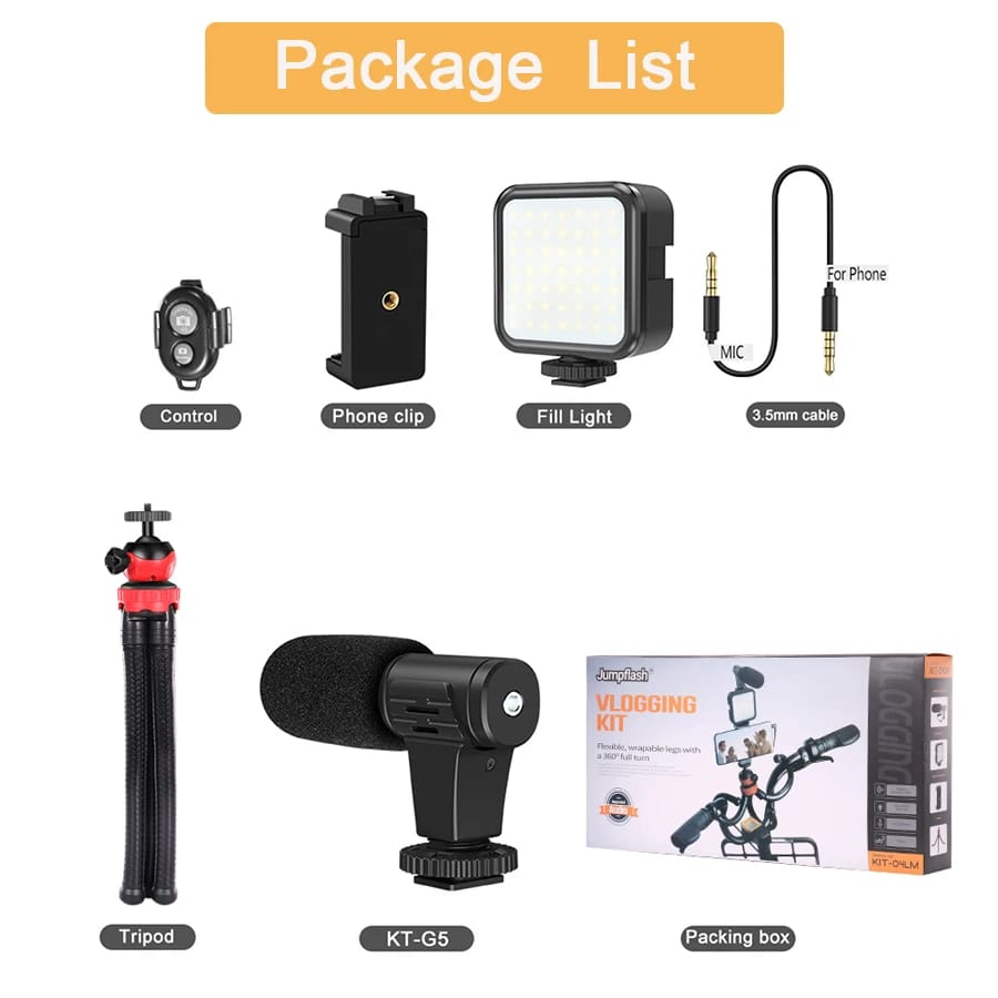 kit de grabacion vlogging kit 04LM