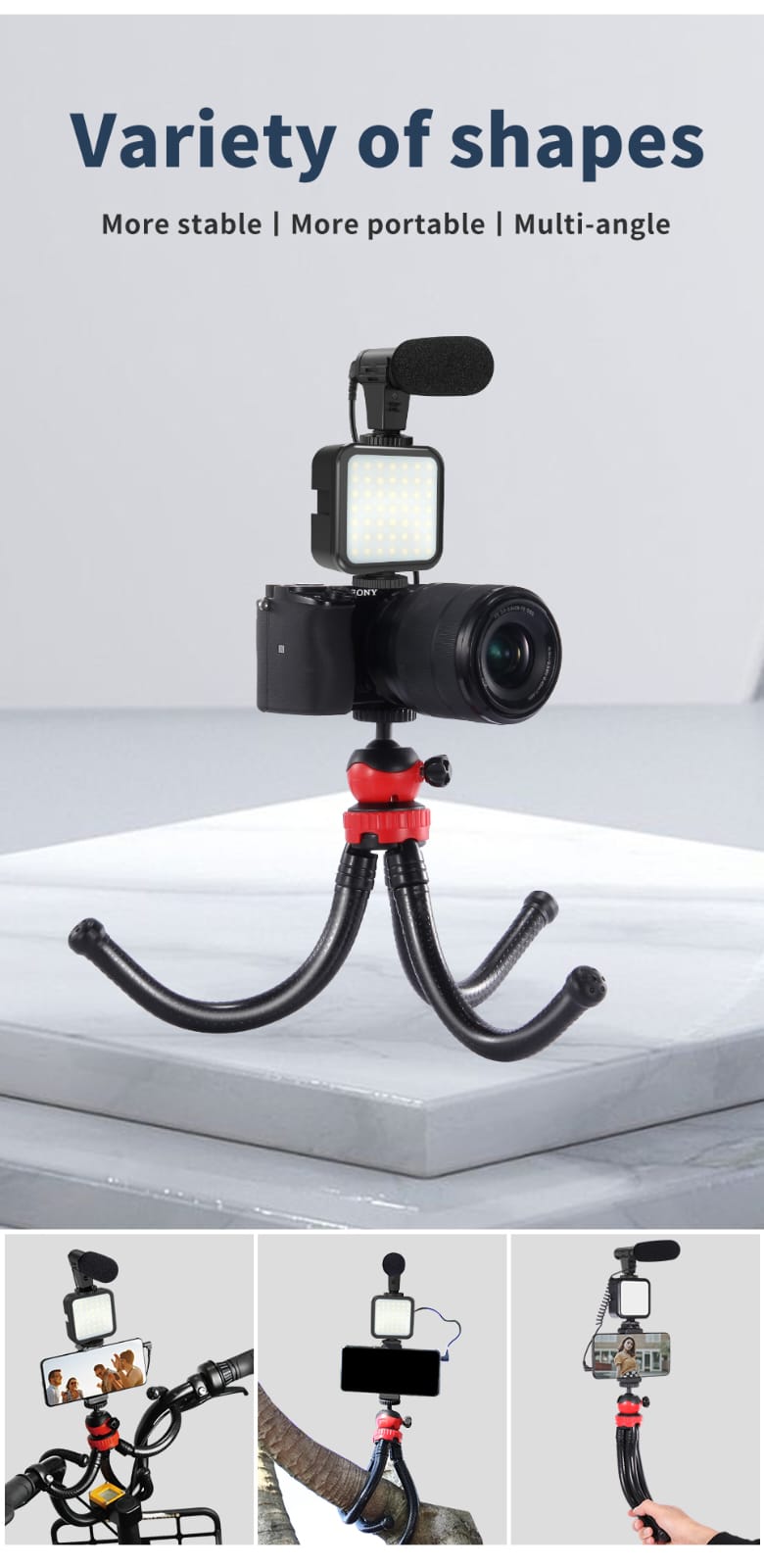 kit de grabacion vlogging kit 04LM